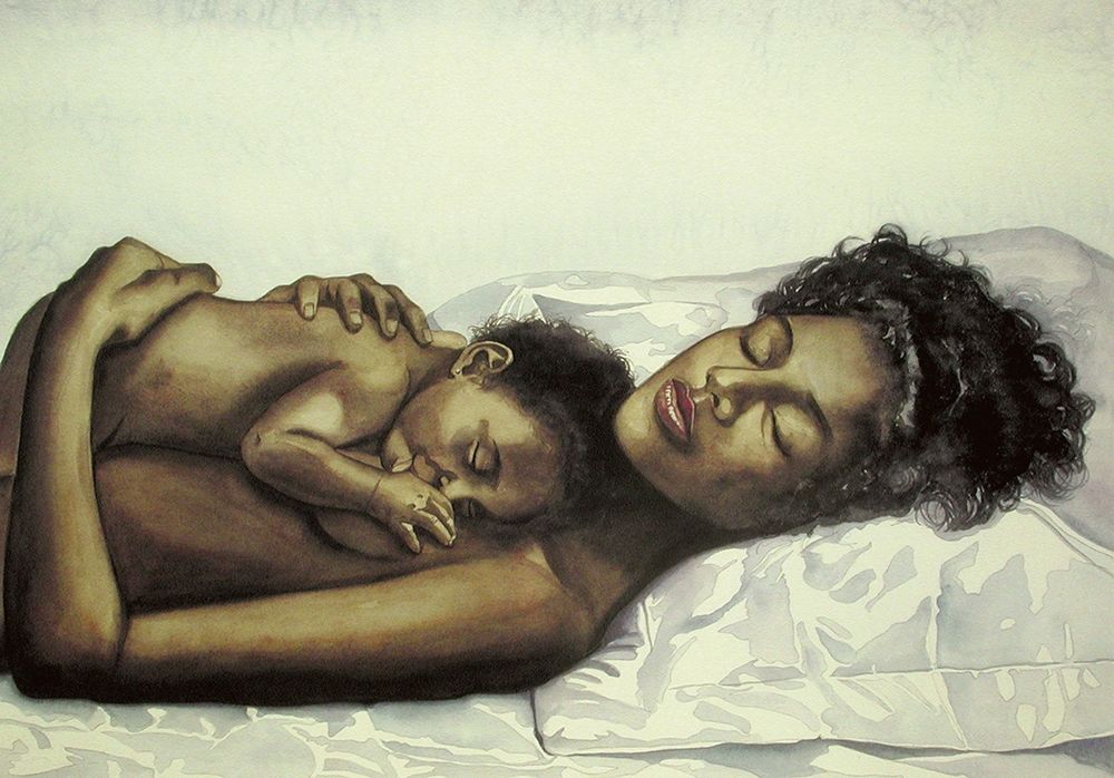 Wall Art Painting id:336733, Name: Mother and Child, Artist: Unknown