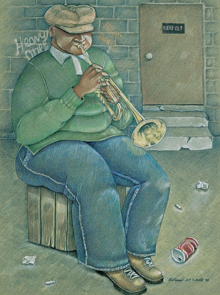 Wall Art Painting id:332572, Name: Big Boy Trumpets, Artist: Unknown