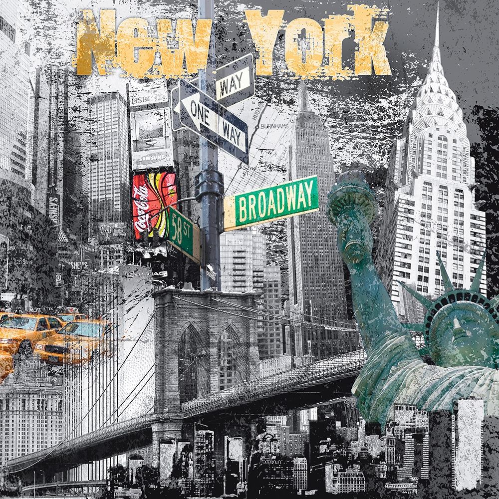 Wall Art Painting id:242667, Name: New York Ways, Artist: BRAUN Studio