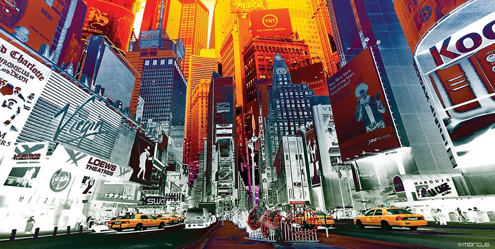 Wall Art Painting id:243318, Name: NY Perspective, Artist: Marcus