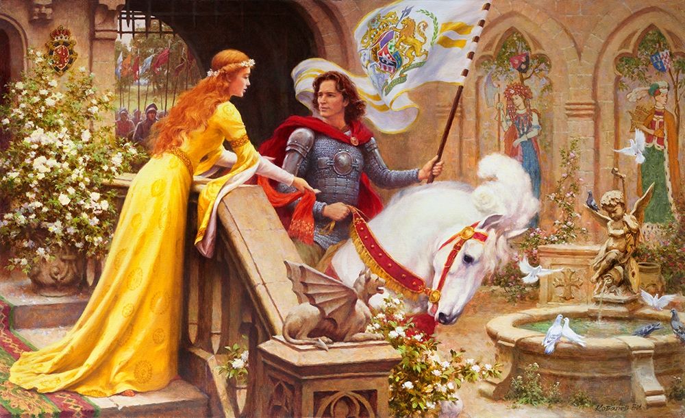 Wall Art Painting id:261077, Name: Return of the knight, Artist: Kovalev, Vladimir