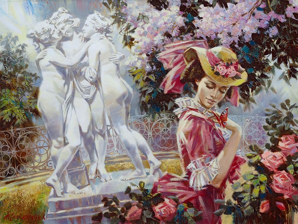 Wall Art Painting id:261037, Name: Four graces, Artist: Lashkevich, Alexey