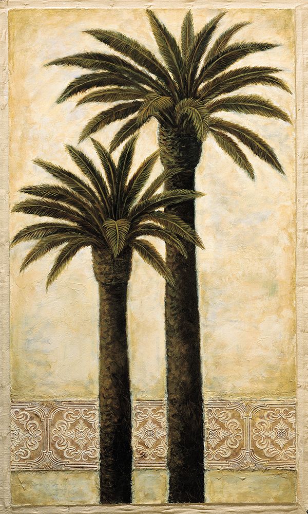 Wall Art Painting id:537416, Name: Silhouette Palms II, Artist: Mazo, Andre