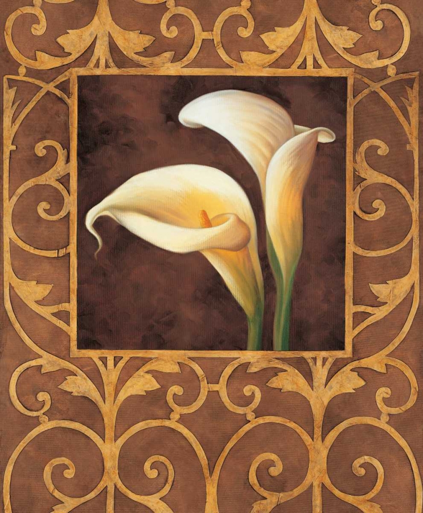 Wall Art Painting id:315394, Name: Ornamental Callas, Artist: Gonzales, Andres