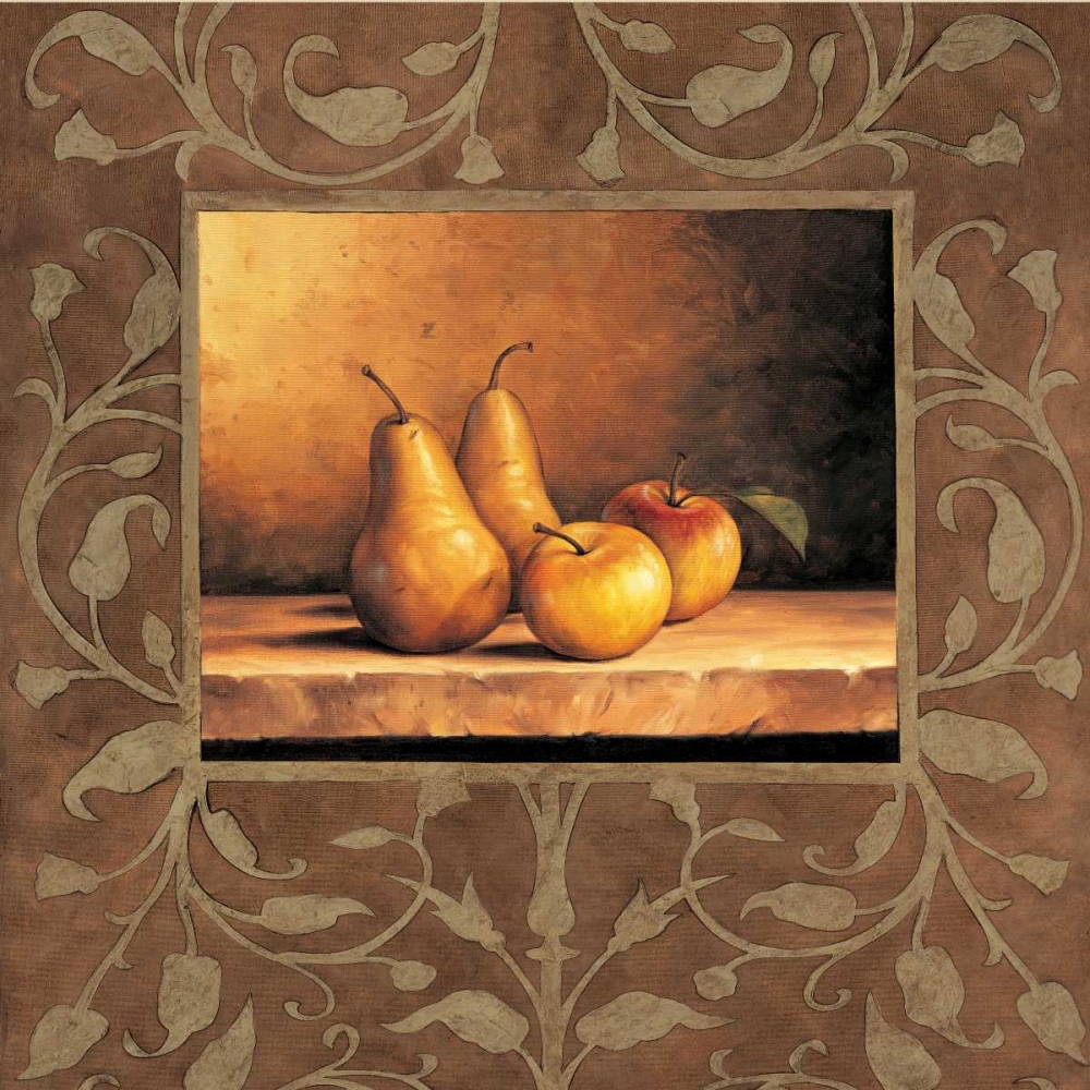 Wall Art Painting id:315395, Name: Pears and Apples, Artist: Gonzales, Andres