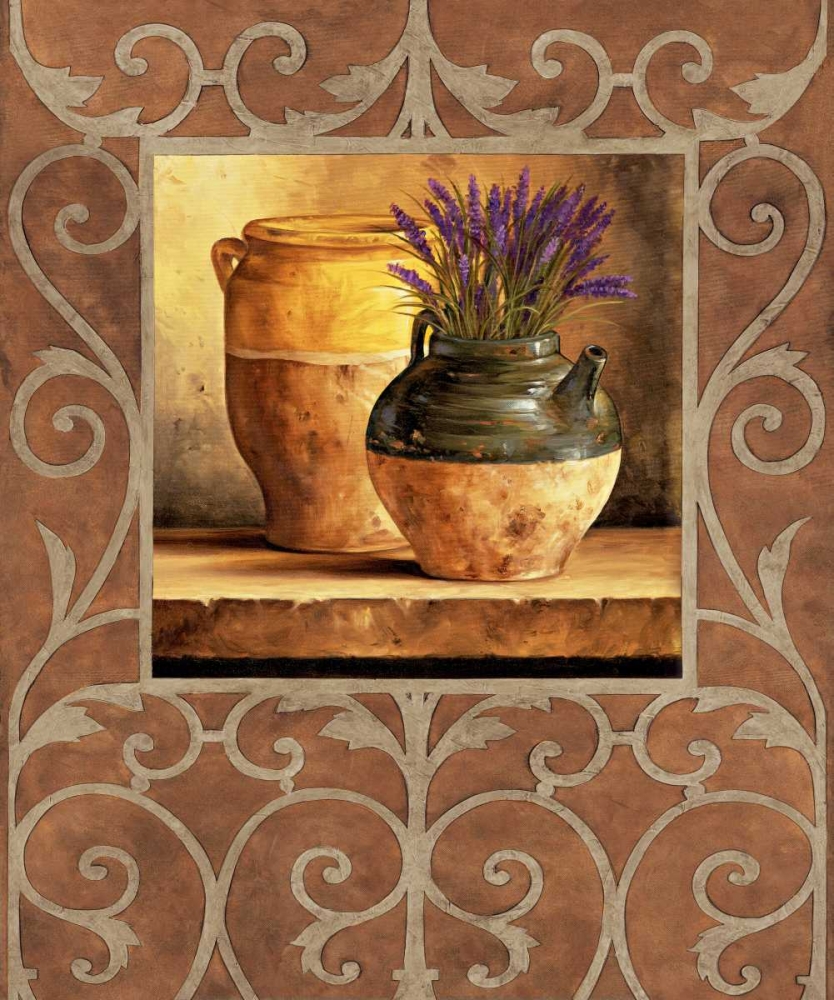Wall Art Painting id:315398, Name: Vases with Lavender, Artist: Gonzales, Andres