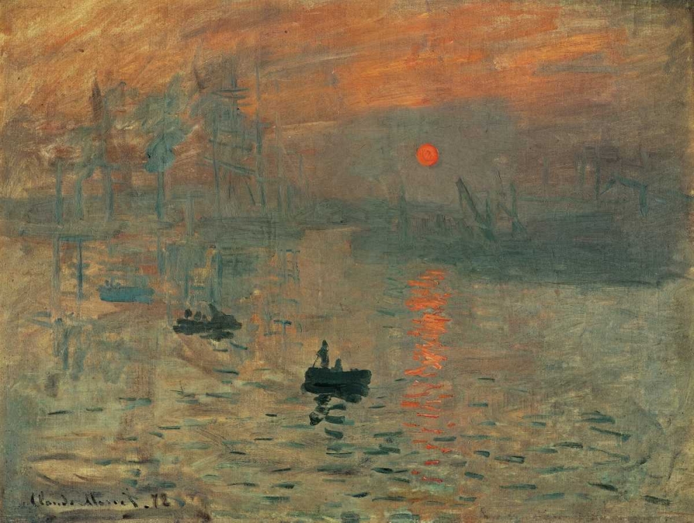 Wall Art Painting id:315812, Name: Impression brouillard, Artist: Monet, Claude