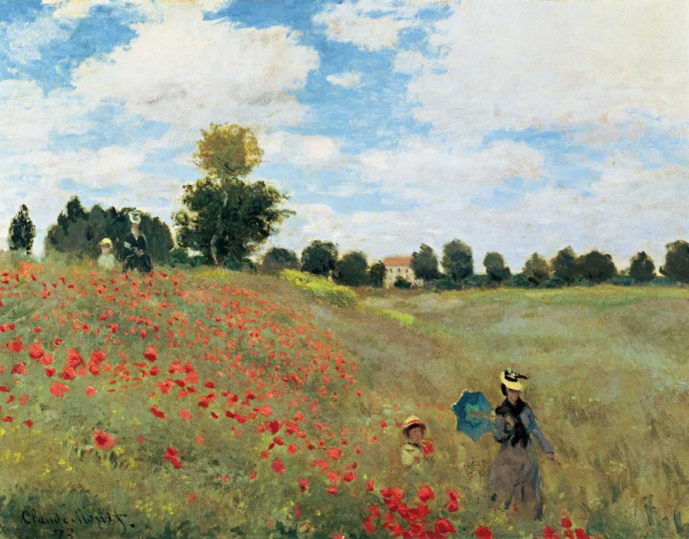 Wall Art Painting id:315815, Name: Coquelicots, Artist: Monet, Claude