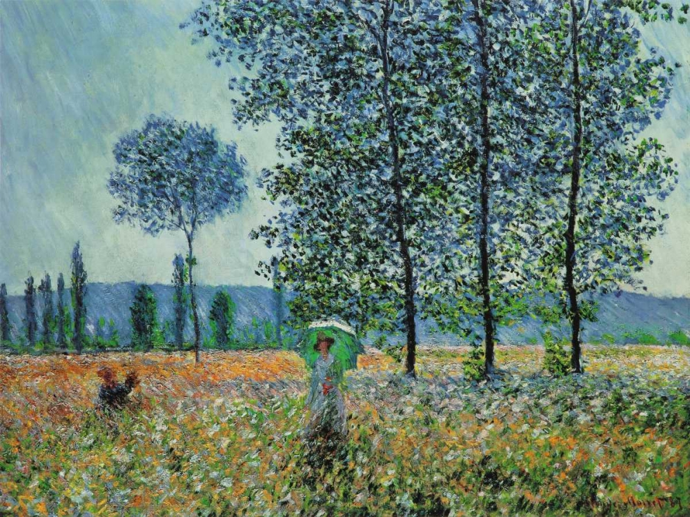 Wall Art Painting id:315820, Name: Felder im Fruhling, Artist: Monet, Claude