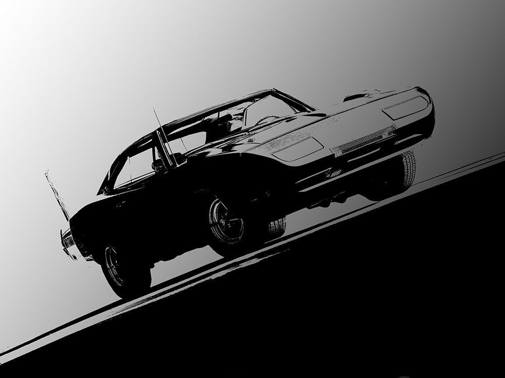 Wall Art Painting id:320578, Name: 1969 Dodge Daytona, Artist: Branson, Clive