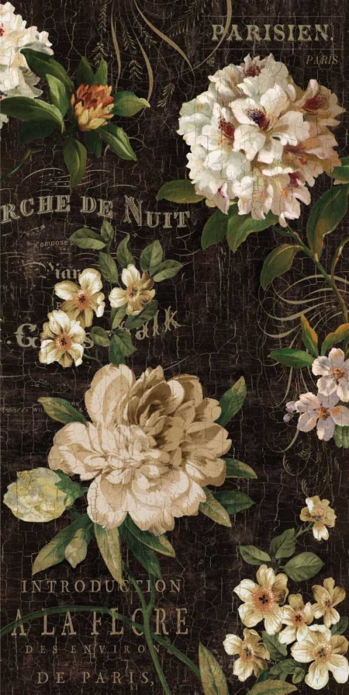 Wall Art Painting id:315867, Name: Fleurs Antique I, Artist: Devellier, Deborah