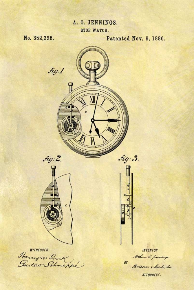 Wall Art Painting id:318167, Name: Stop Watch, Artist: Sproul, Dan