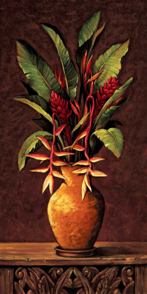 Wall Art Painting id:315928, Name: Tropical Arrangement II, Artist: Eduardo