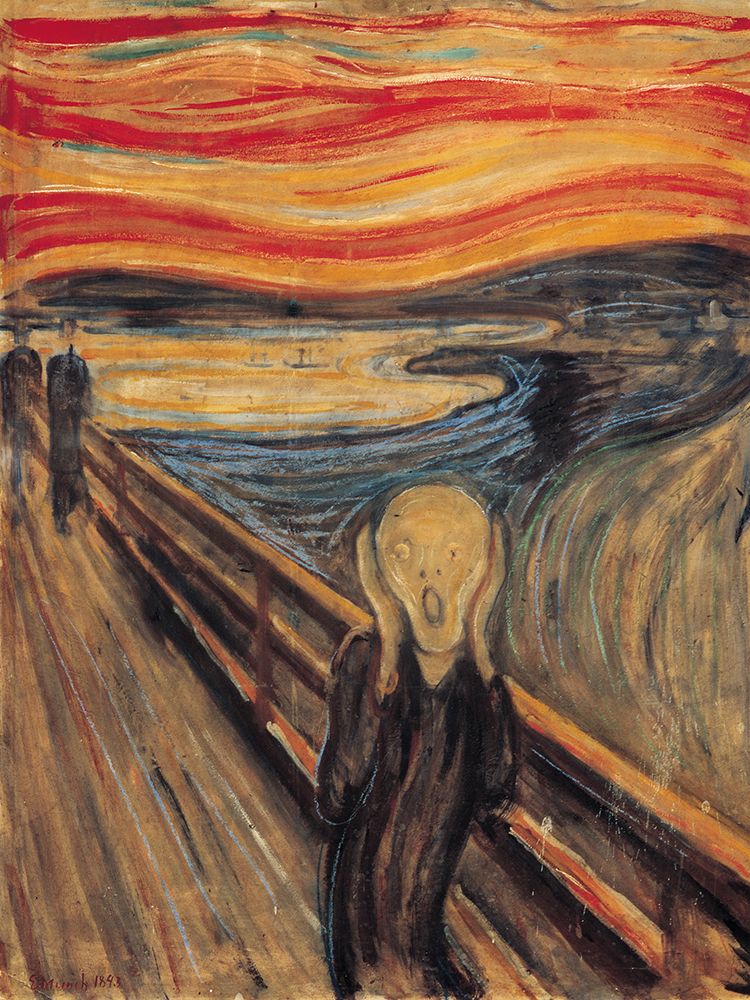 Wall Art Painting id:537622, Name: The Scream, Artist: Munch, Edvard