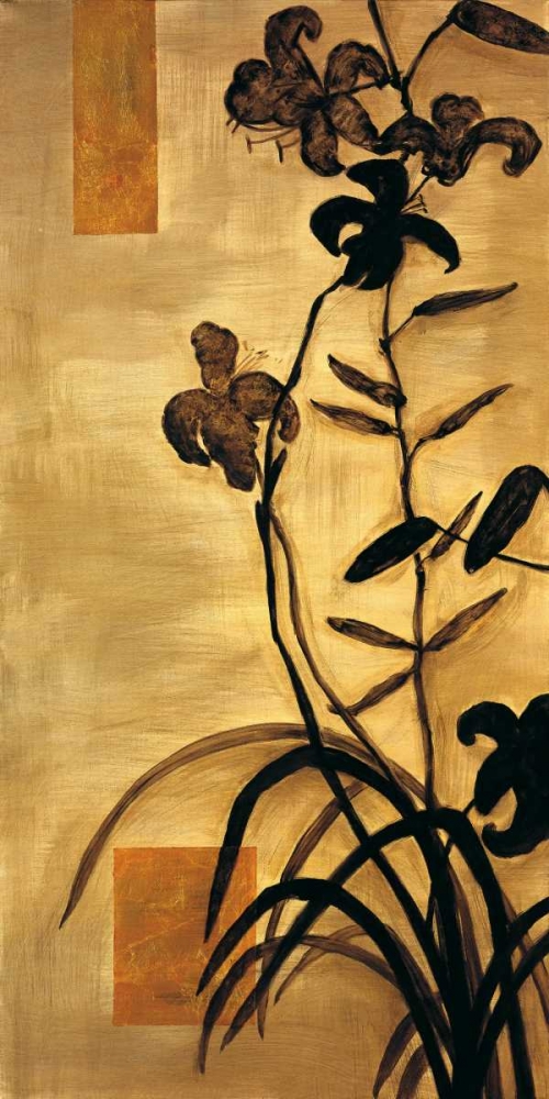 Wall Art Painting id:315951, Name: Lily Silhouette II, Artist: Lange, Erin