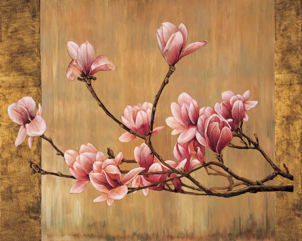 Wall Art Painting id:315962, Name: Pink Magnolias, Artist: Lange, Erin