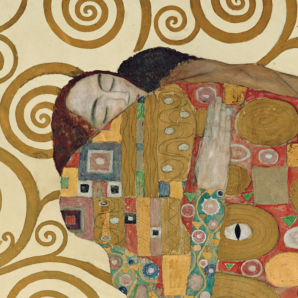 Wall Art Painting id:537666, Name: Die Erfullung, Artist: Klimt, Gustav