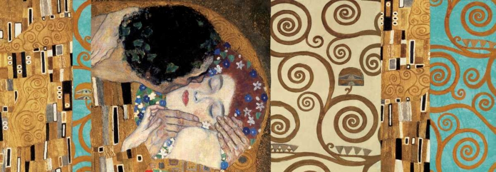 Wall Art Painting id:318814, Name: Klimt II 150th Anniversary - The Kiss, Artist: Klimt, Gustav