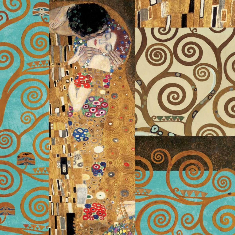 Wall Art Painting id:318816, Name: Klimt IV 150th Anniversary - The Kiss, Artist: Klimt, Gustav