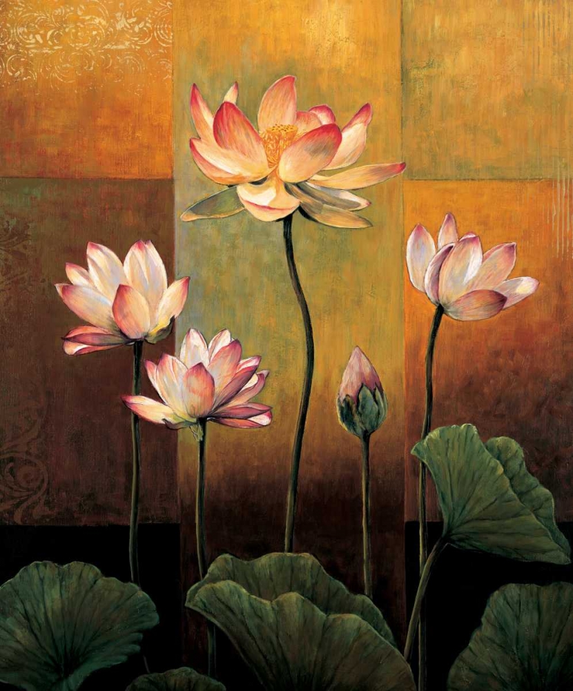 Wall Art Painting id:316299, Name: Lotus, Artist: Deveraux, Jill