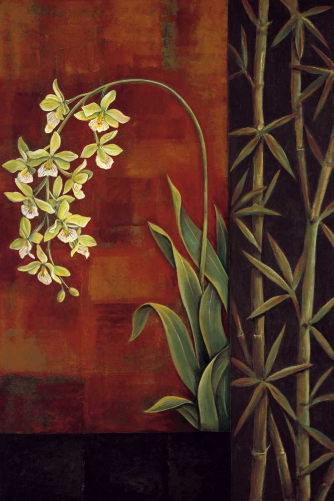 Wall Art Painting id:316301, Name: Green Orchid, Artist: Deveraux, Jill