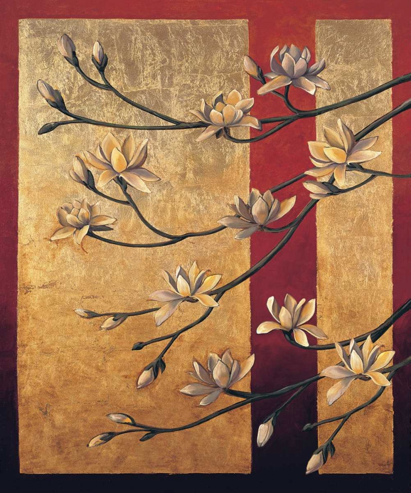 Wall Art Painting id:316305, Name: Magnolia Screen, Artist: Deveraux, Jill