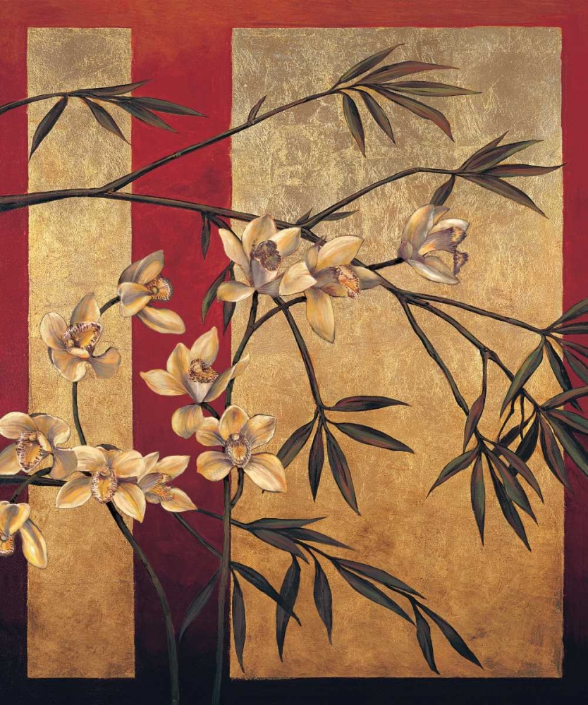 Wall Art Painting id:316306, Name: Orchid Screen, Artist: Deveraux, Jill