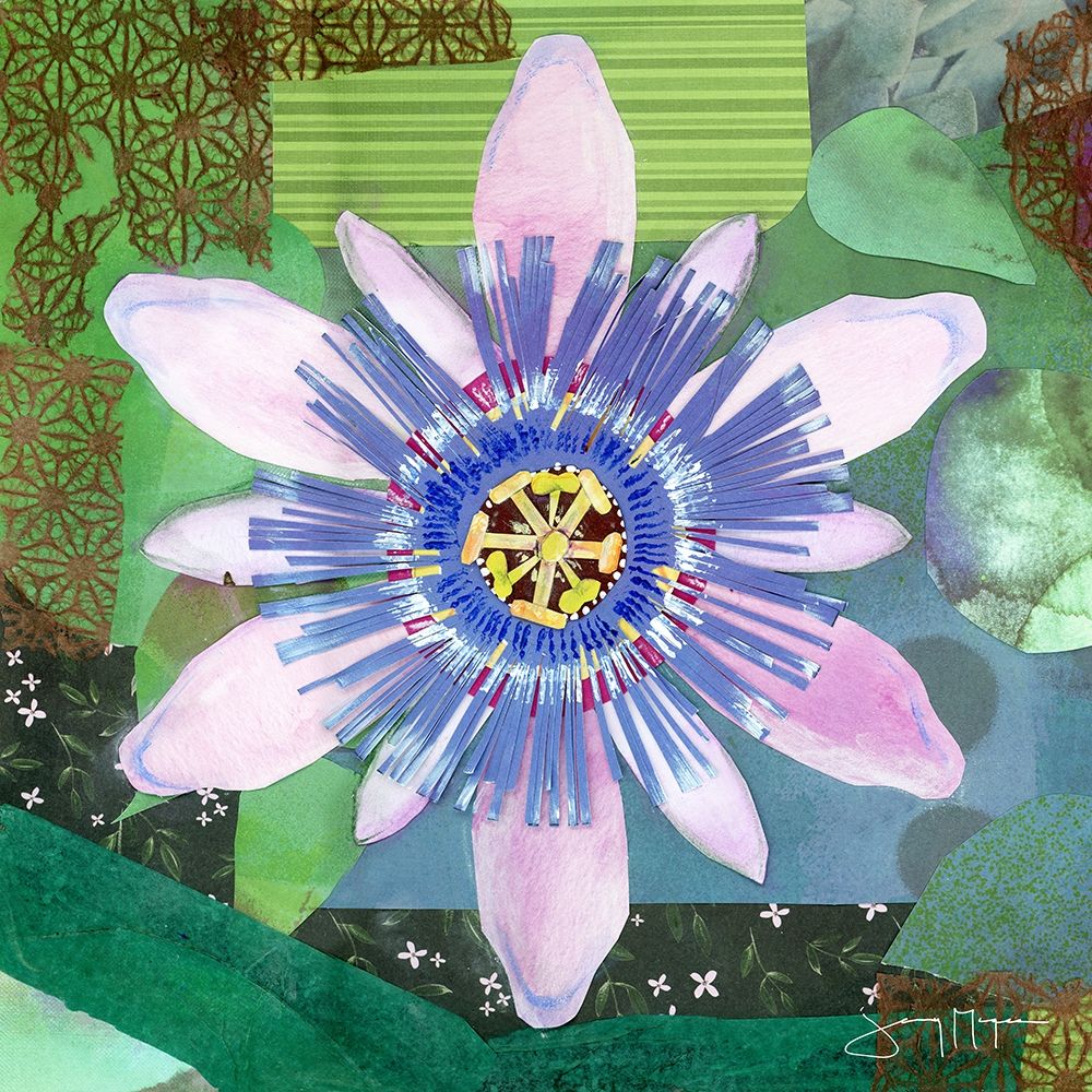 Wall Art Painting id:392052, Name: Passion Flower II, Artist: McGee, Jenny
