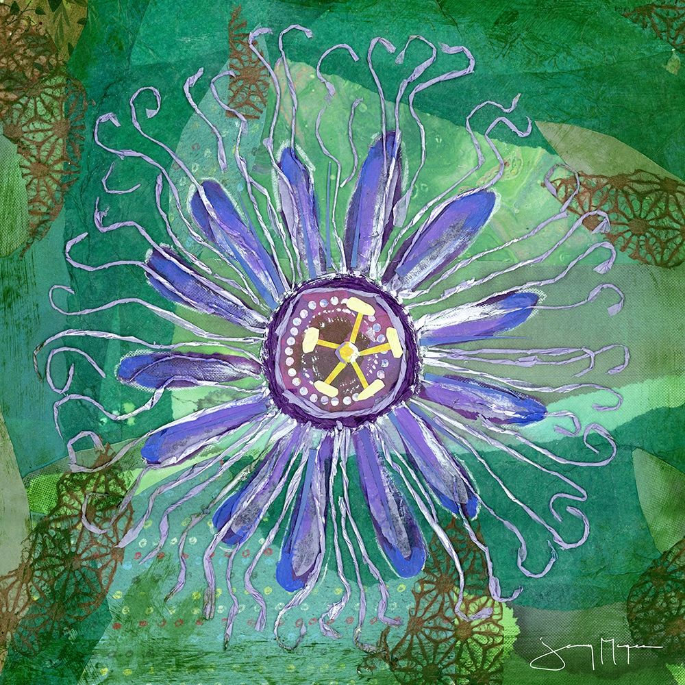 Wall Art Painting id:392053, Name: Passion Flower I, Artist: McGee, Jenny