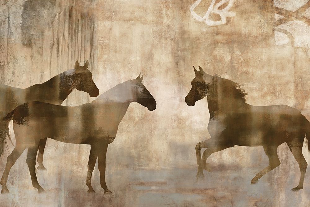 Wall Art Painting id:537731, Name: Horse Sense, Artist: Mann, Jason