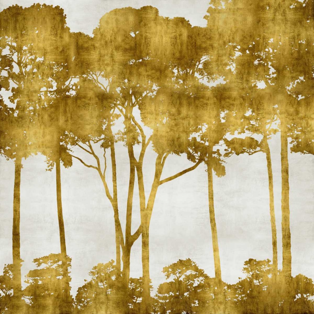 Wall Art Painting id:315271, Name: Tree Lined In Gold I, Artist: Bennett, Kate