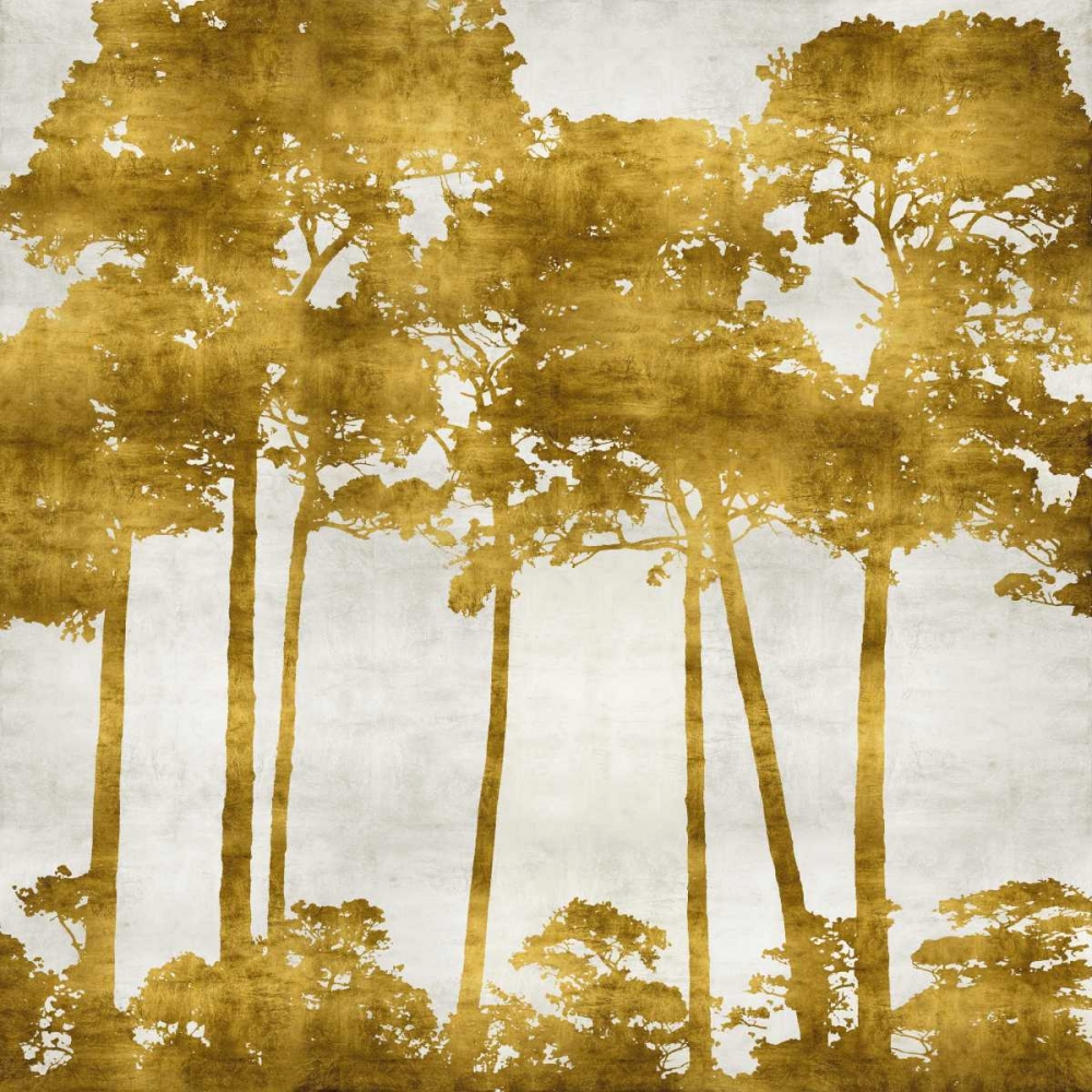 Wall Art Painting id:315272, Name: Tree Lined In Gold II, Artist: Bennett, Kate