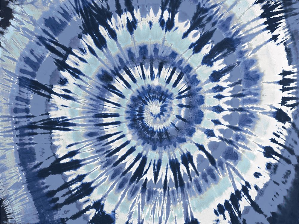 Wall Art Painting id:325030, Name: Tie Dye Blue, Artist: Kearns, Molly