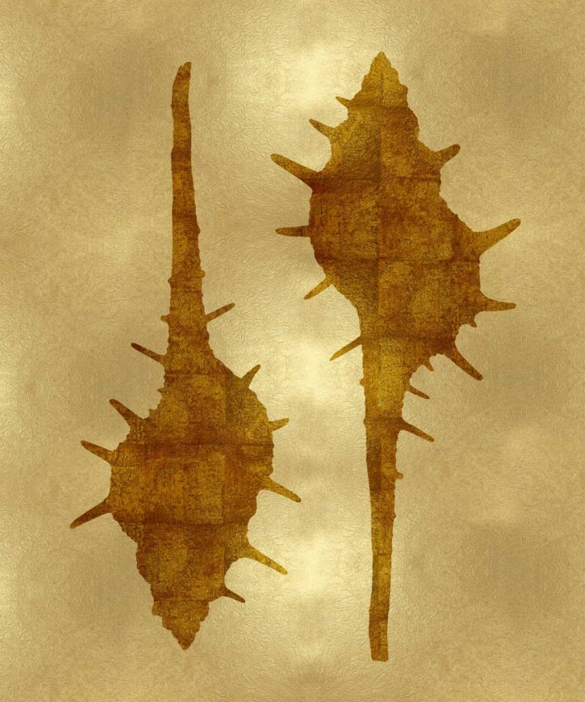 Wall Art Painting id:317900, Name: Sea Life - Gold II, Artist: Miller, Melonie