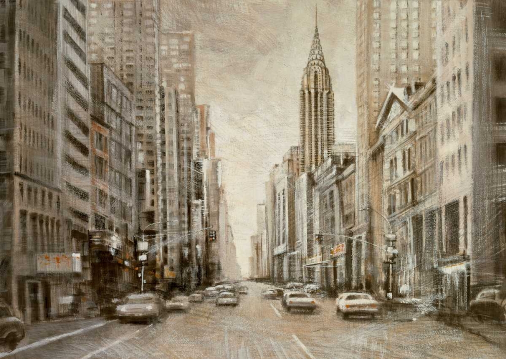 Wall Art Painting id:316616, Name: To the Chrysler Building, Artist: Daniels, Matthew