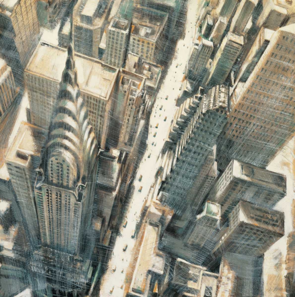 Art Print: Aerial View of Chrysler Building