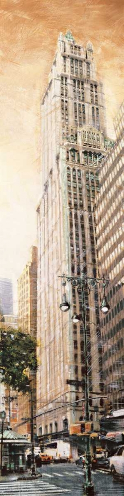 Wall Art Painting id:316627, Name: The Woolworth Building, Artist: Daniels, Matthew