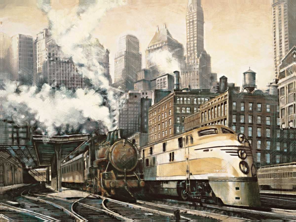 Wall Art Painting id:315294, Name: The Station-Chicago, Artist: Daniels, Matthew