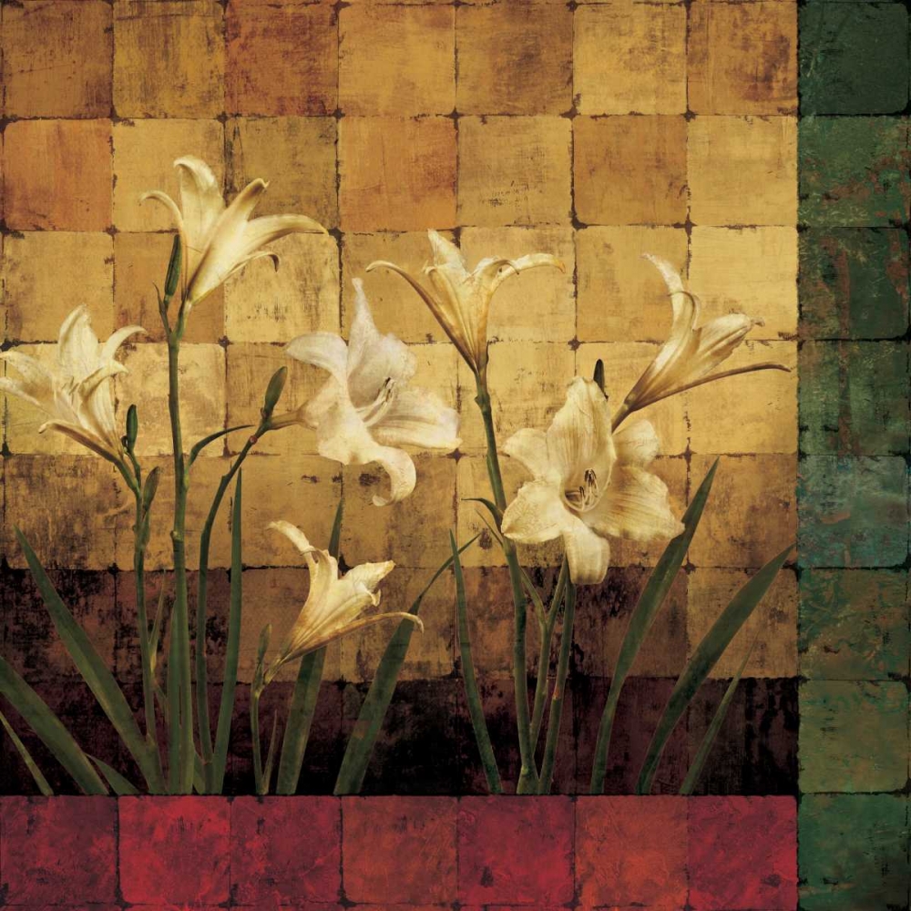 Wall Art Painting id:316600, Name: Lily Garden, Artist: Wells, Marcia