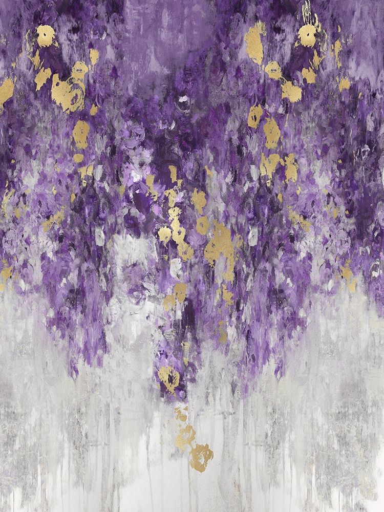 Wall Art Painting id:320300, Name: Cascading Purple, Artist: Robbins, Nikki