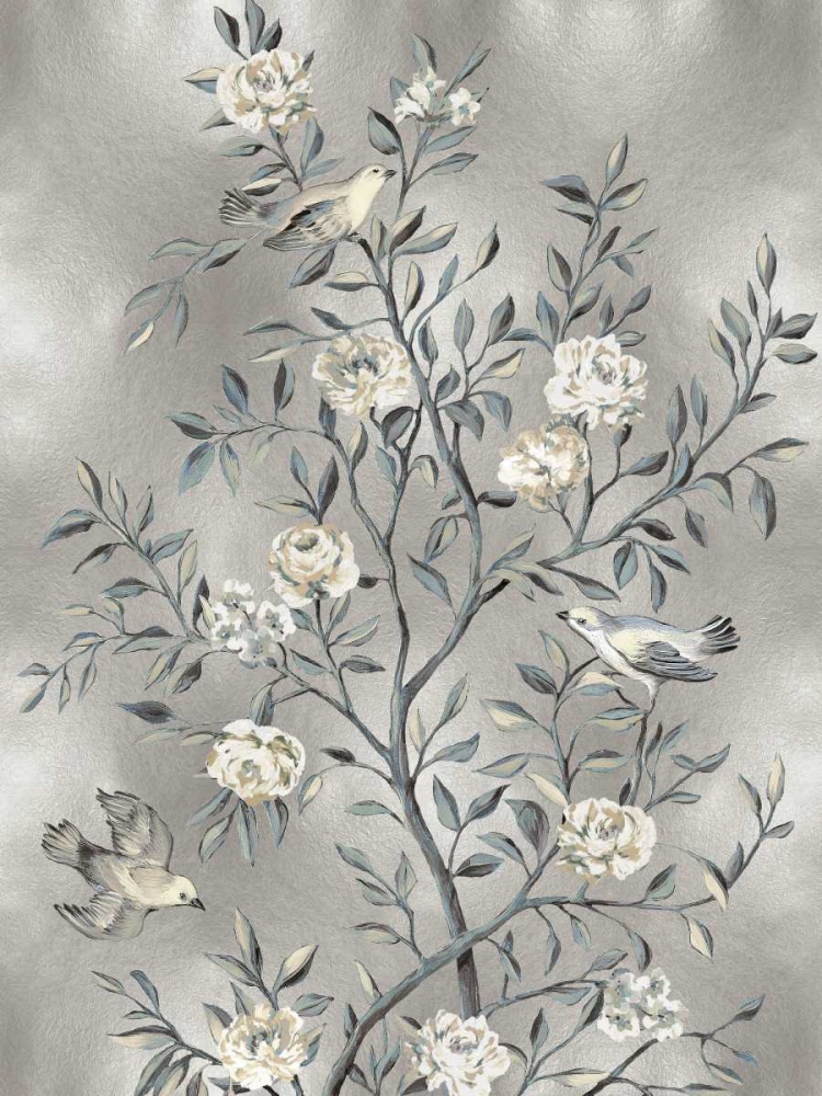 Wall Art Painting id:318375, Name: Chinoiserie III, Artist: Campbell, Renee
