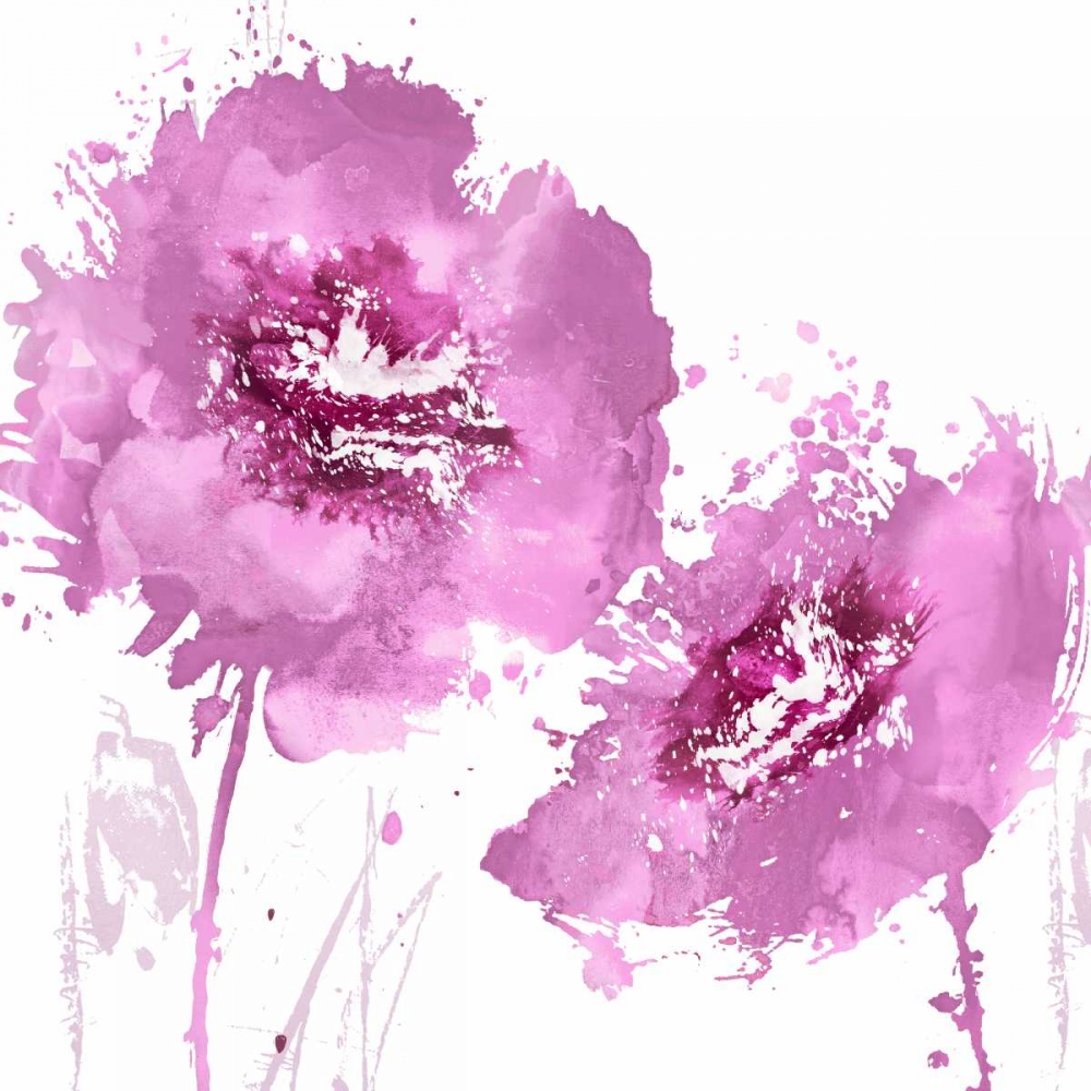 Wall Art Painting id:318702, Name: Flower Burst in Pink II, Artist: Austin, Vanessa