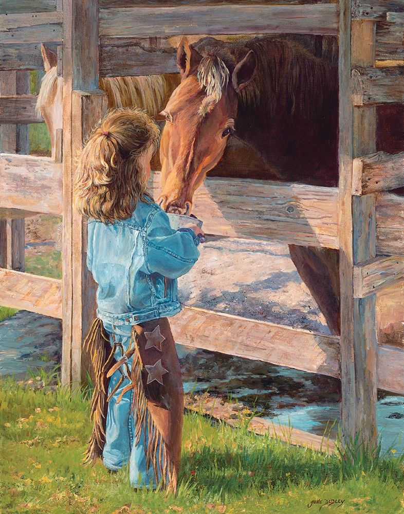 Wall Art Painting id:263964, Name: Morning Chores, Artist: Dudley, June