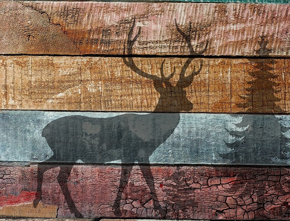 Wall Art Painting id:306264, Name: Lodge Animal2, Artist: Phillip, Jamie