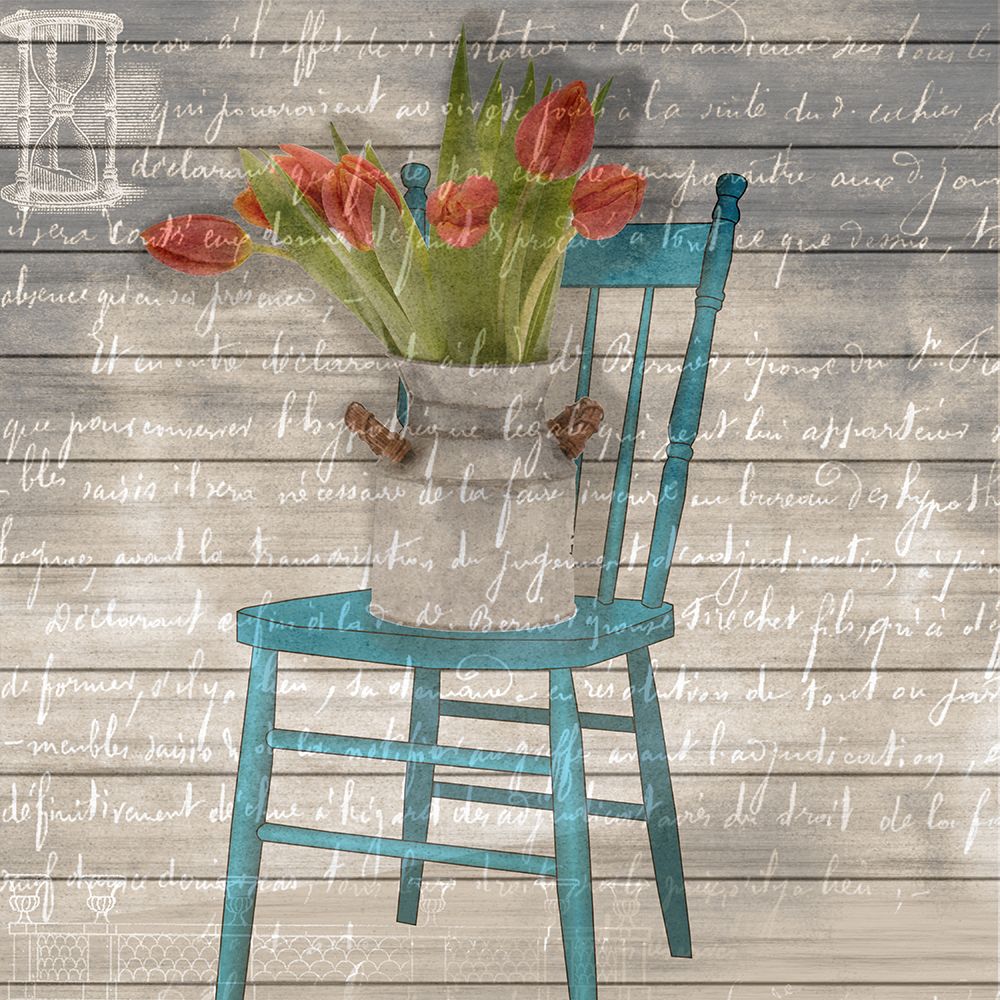 Wall Art Painting id:539701, Name: Garden Chair 1, Artist: Phillip, Jamie