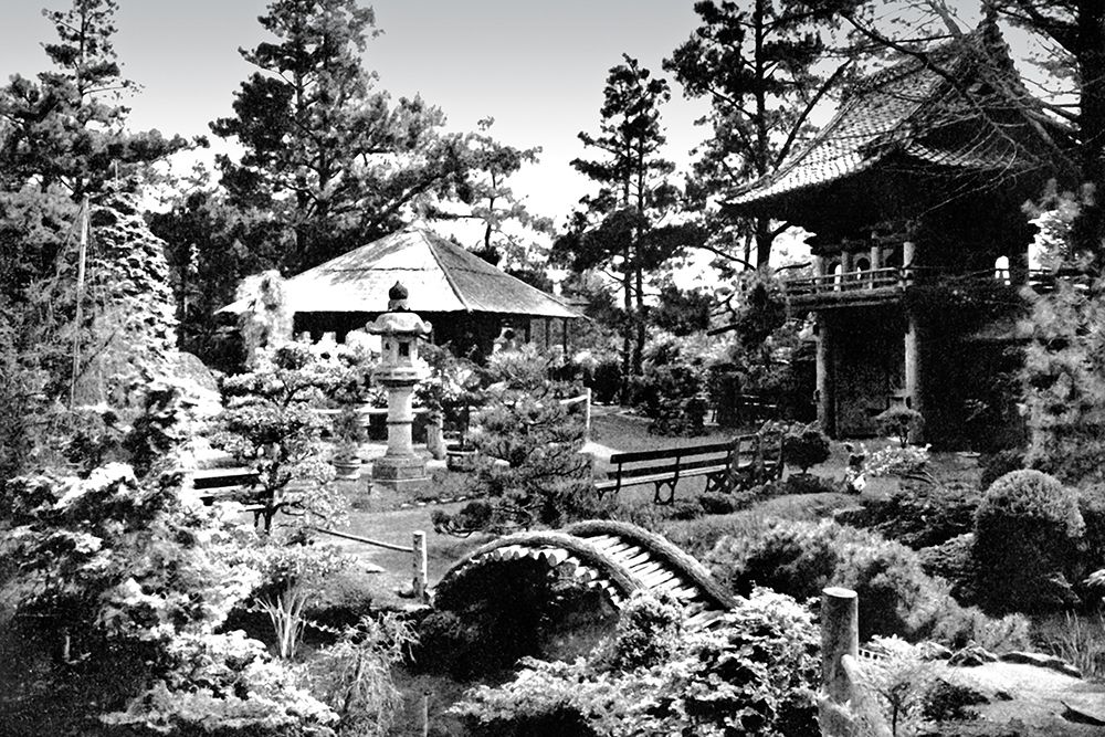 Wall Art Painting id:347758, Name: Oriental Tea Garden, San Francisco, CA, Artist: Vintage San Francisco