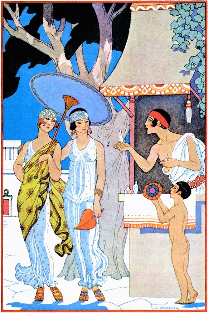 Wall Art Painting id:345520, Name: Ancient Greece, Artist: Barbier, Georges