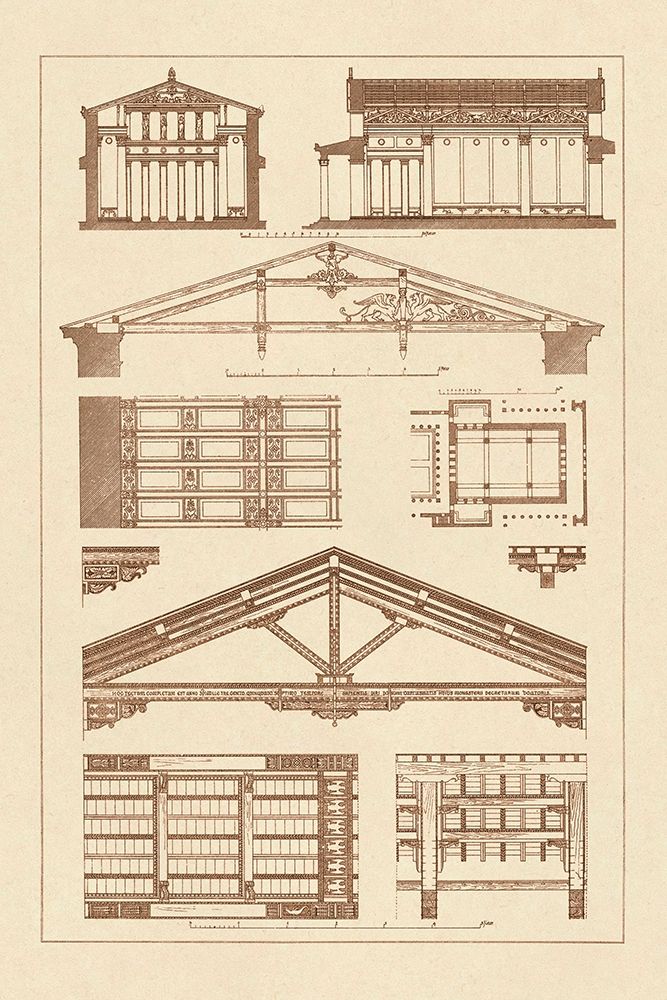 Wall Art Painting id:345776, Name: Internal Decoration of Roof, Artist: Buhlmann, J.