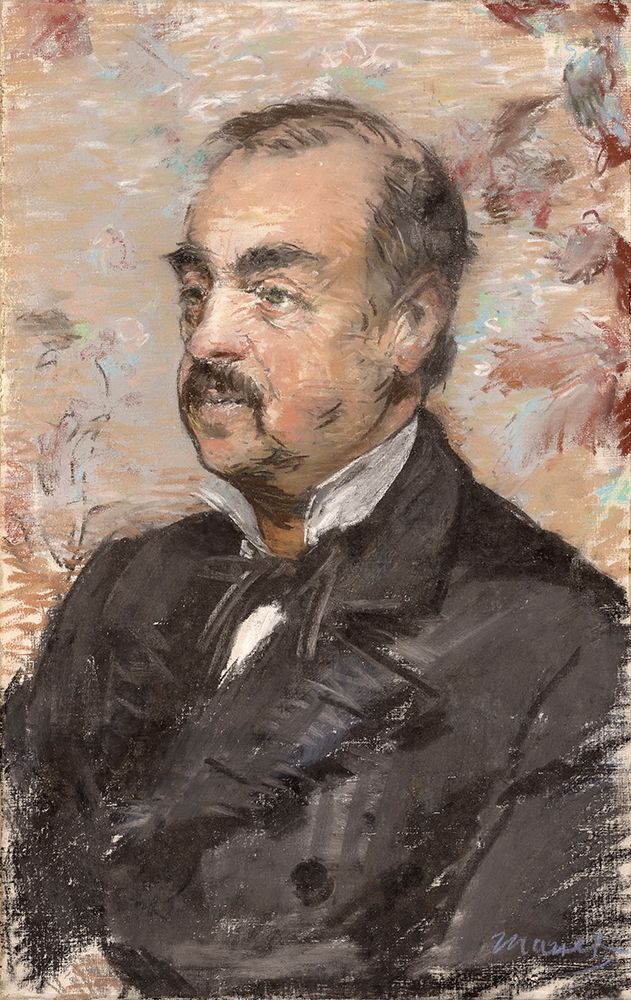 Wall Art Painting id:345183, Name: Portrait of Julien de la Rochenoire, Artist: Manet, Edouard