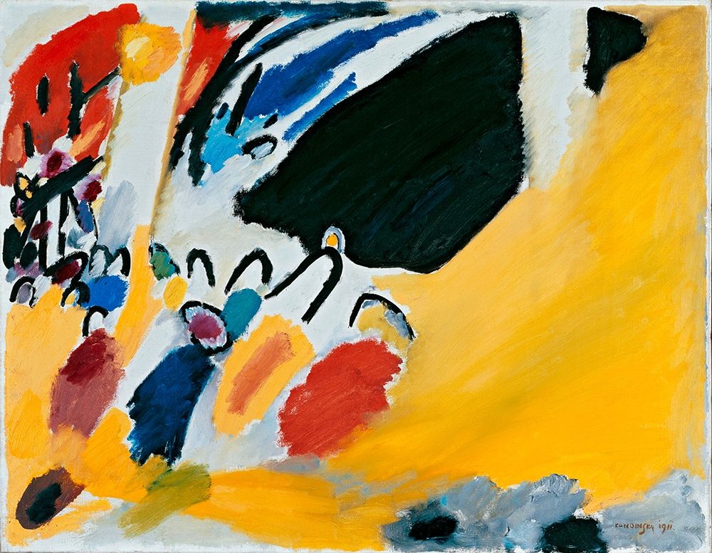 Wall Art Painting id:344192, Name: Impression III - Concert, 1911, Artist: Kandinsky, Wassily
